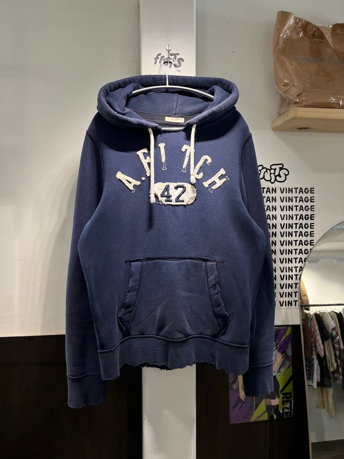 아베크롬비 디스트레스드 y2k 후드티 상품이미지1