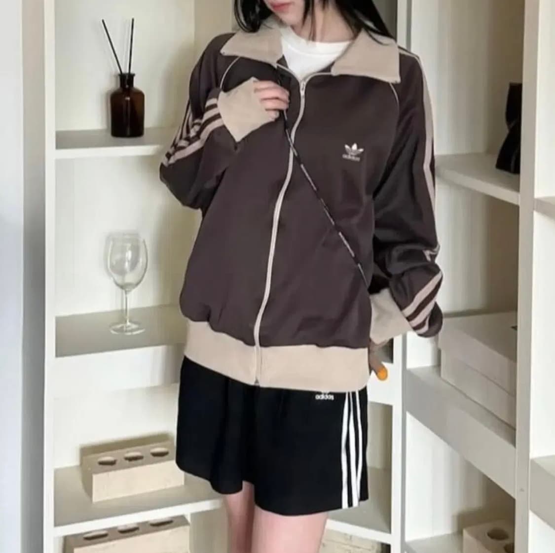 아디다스 80s 모카브라운 져지  상품이미지1