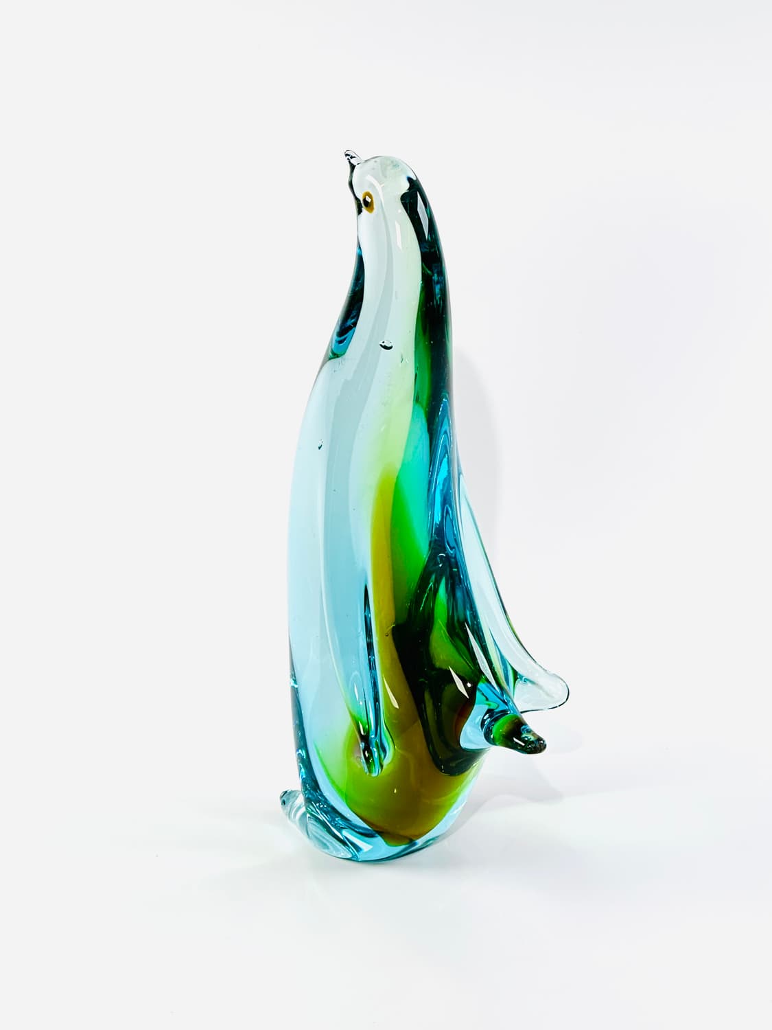 일본 빈티지 마르티 아트글라스 팽귄 오브제 상품이미지2