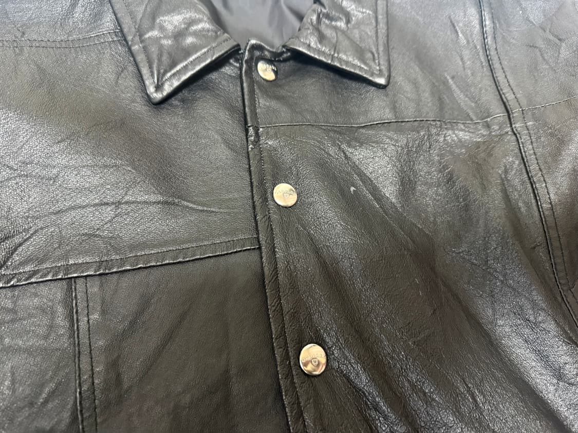 올드파크 레더 코치 자켓 상품이미지3