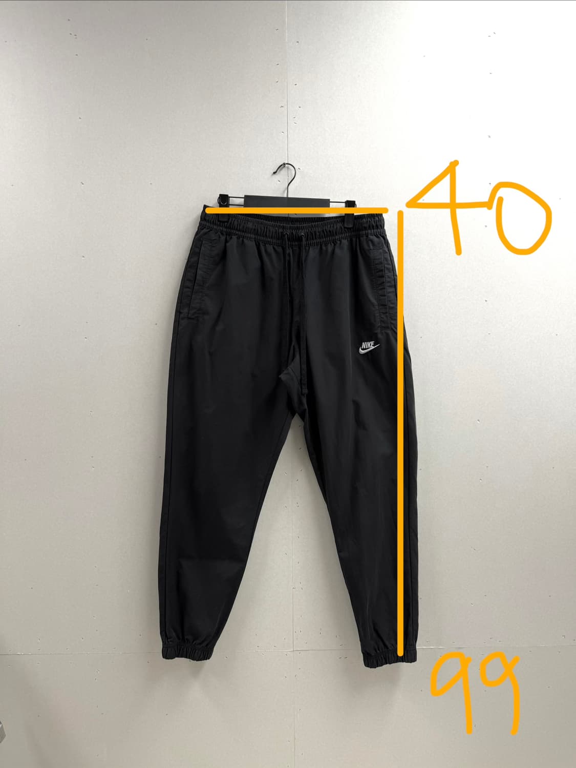 남성 XL / 나이키 조거팬츠 블랙 상품이미지2