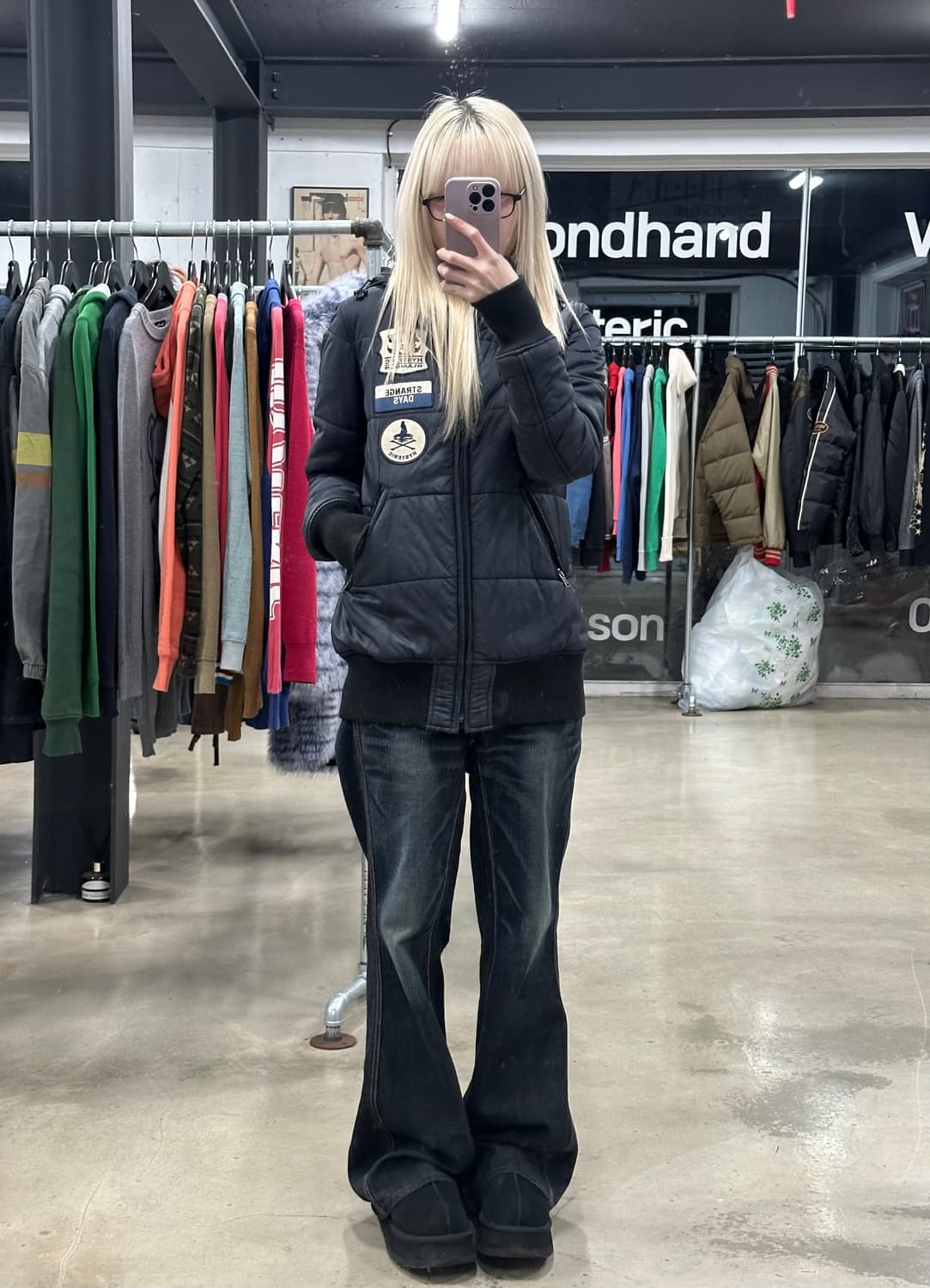 히스테릭 글래머 패치 누빔 자켓 상품이미지2