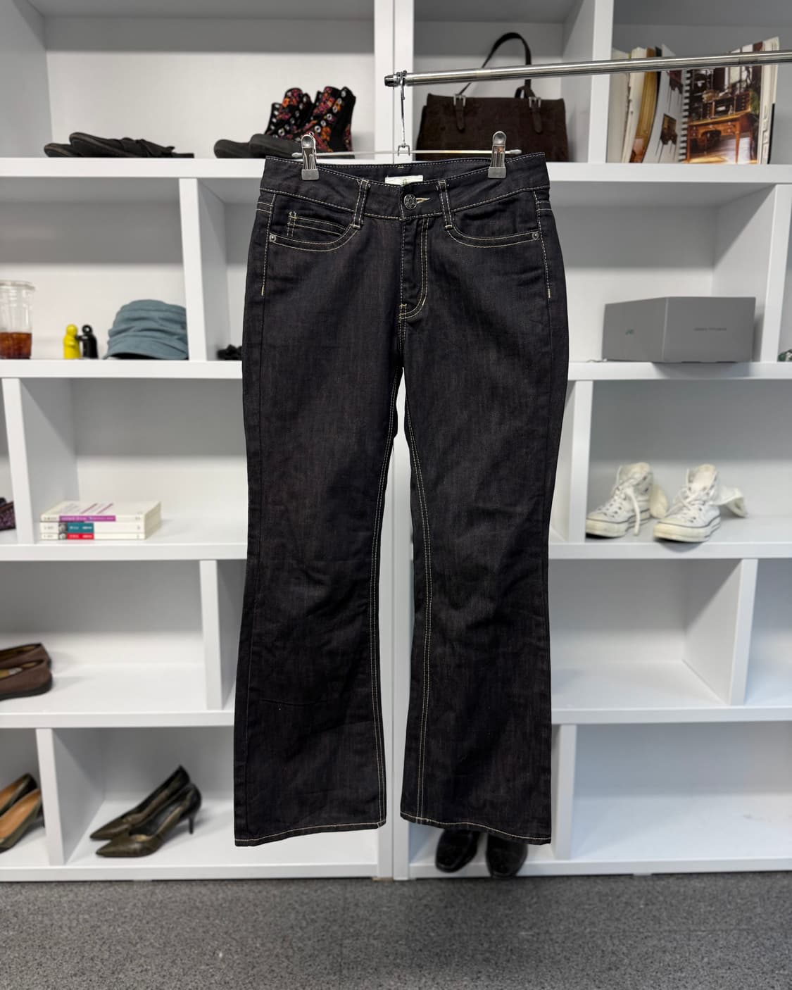 세미부츠컷 데님 팬츠 상품이미지1