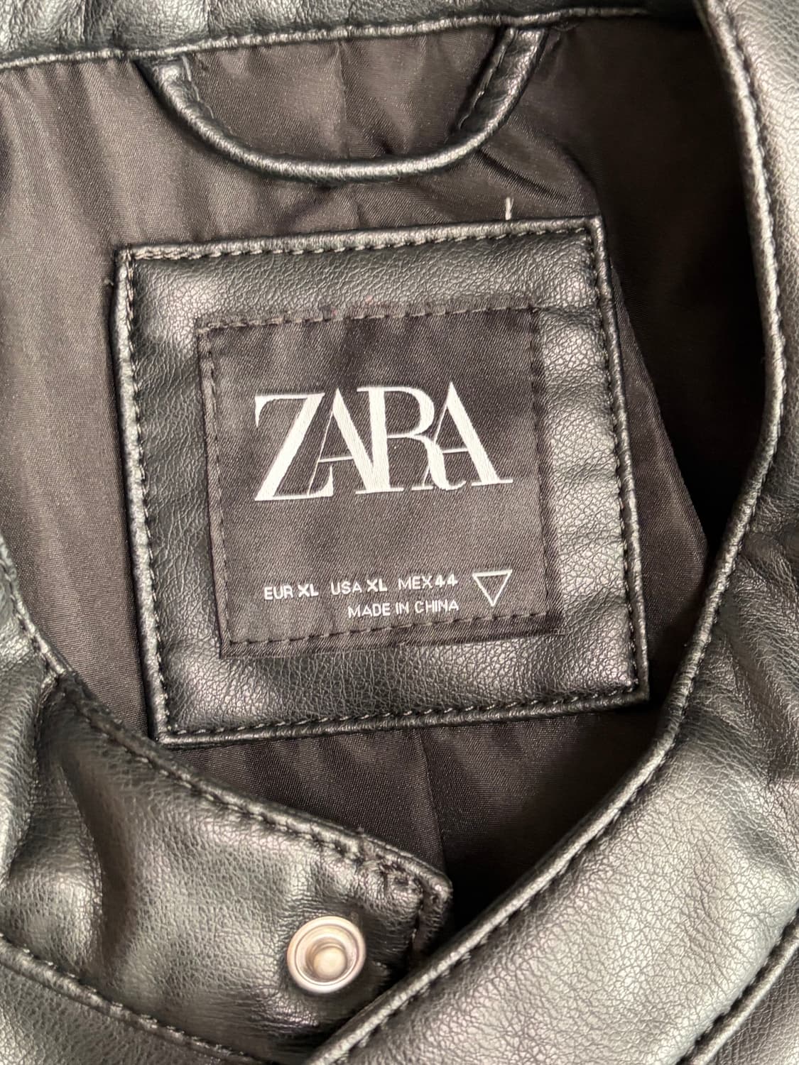 자라 레더 라이더 바이커 자켓 상품이미지2