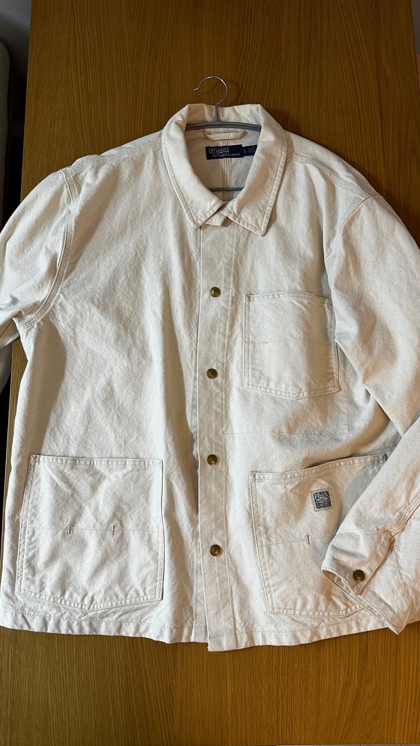 폴로 데님 프로젝트 페인터 아이보리 자켓 상품이미지1