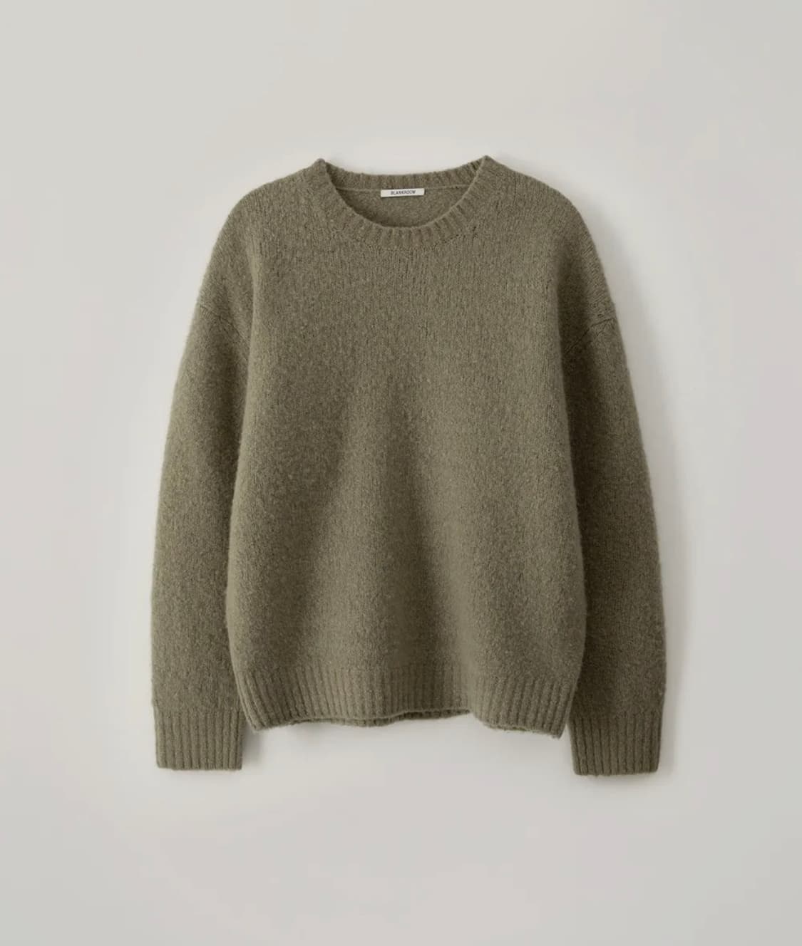 (2) 블랭크룸 버블 크루넥 니트 올리브 상품이미지1