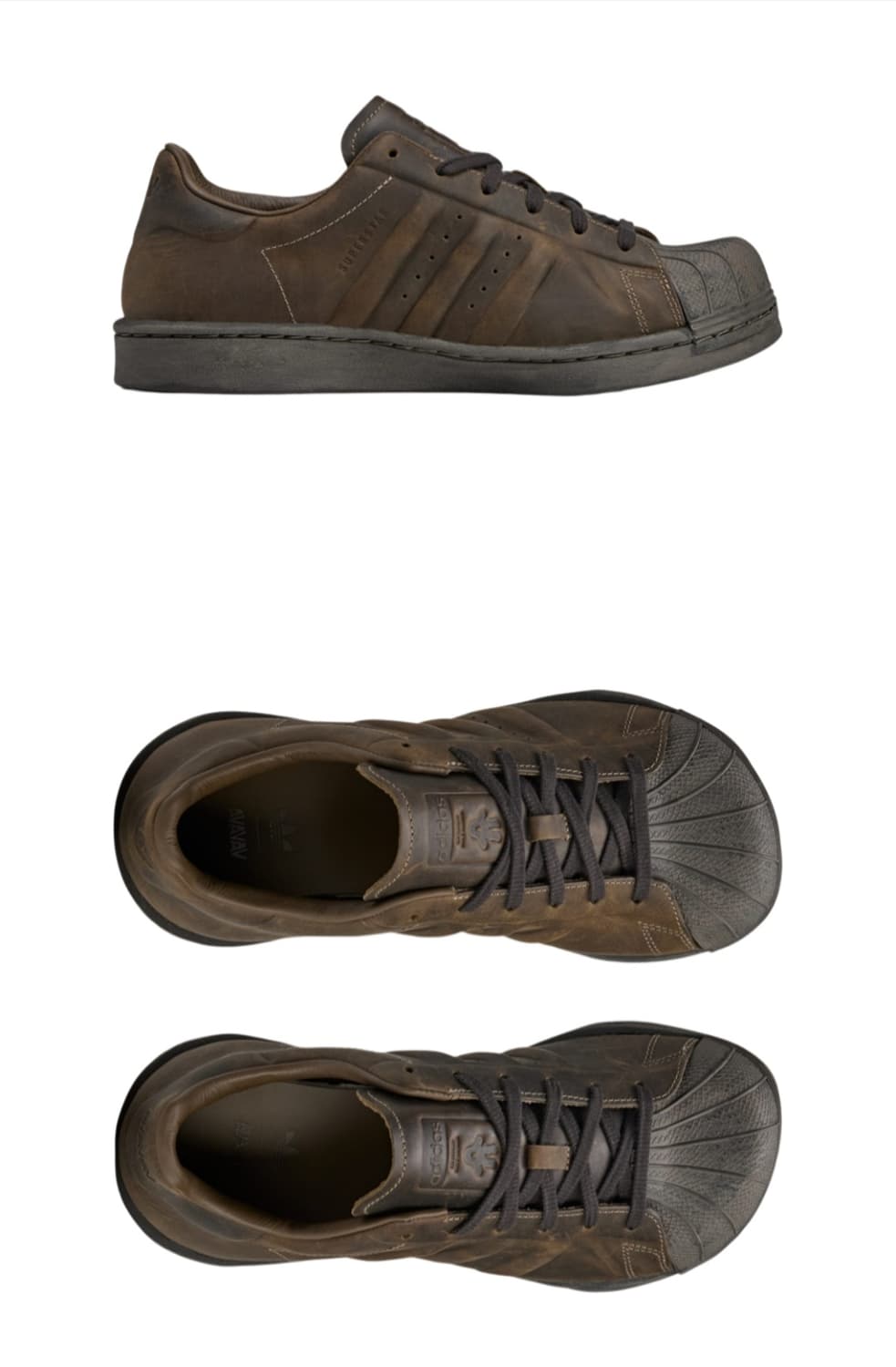 아디다스x아바바브 슈퍼스타 베큠 브라운 상품이미지1