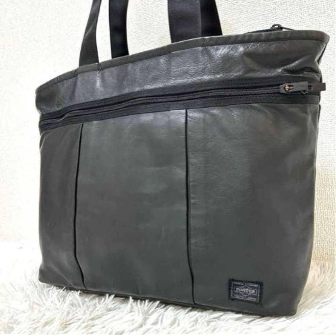 요시다 포터 소가죽 토트백 상품이미지1