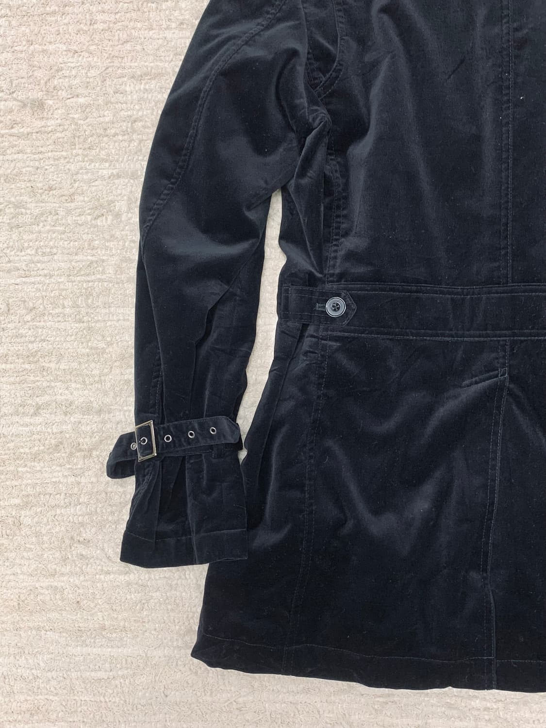 Velvet High-Neck Coat 상품이미지5