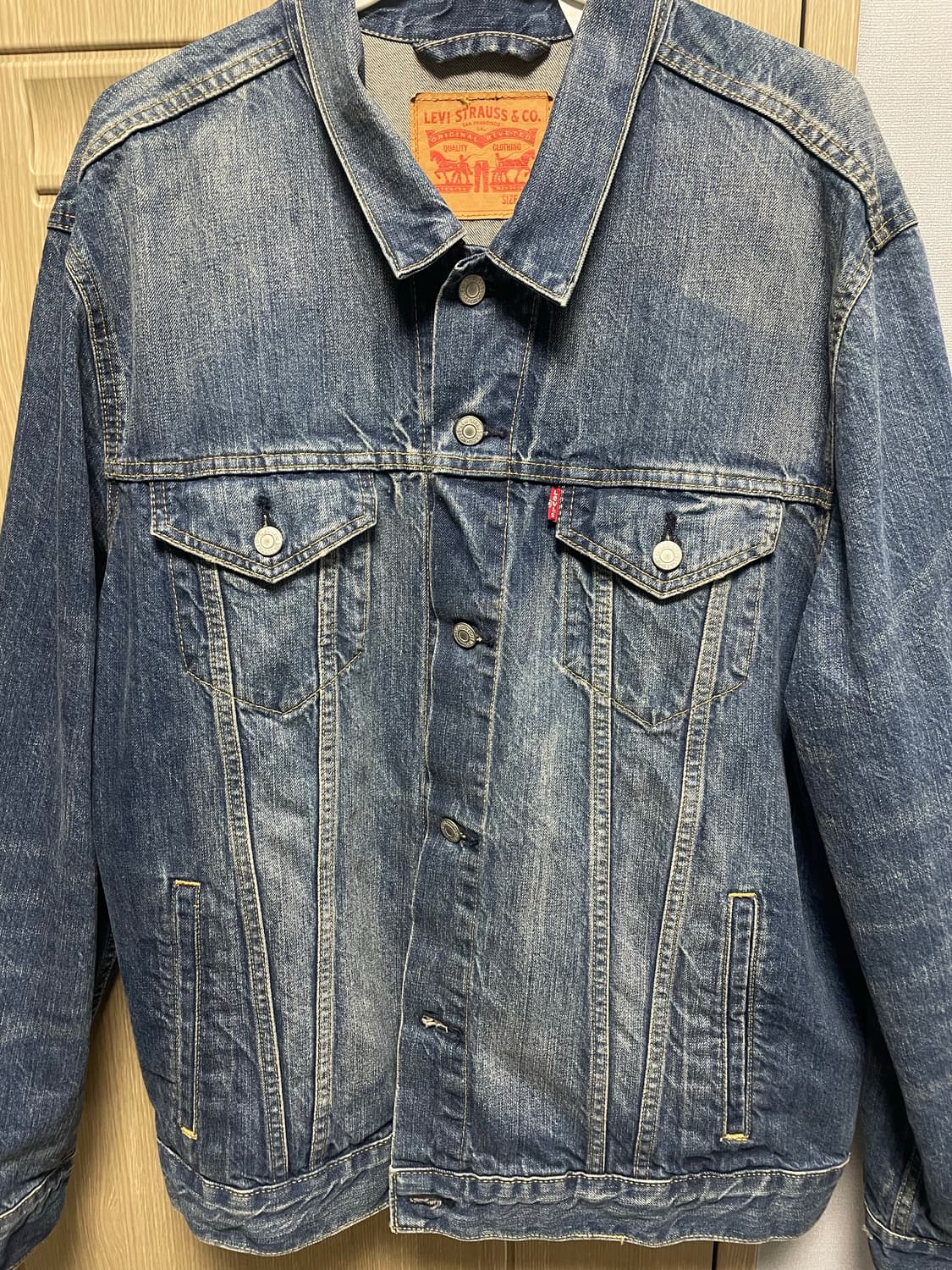 빈티지 리바이스 데님 타입3 트러커 자켓 XL 상품이미지1