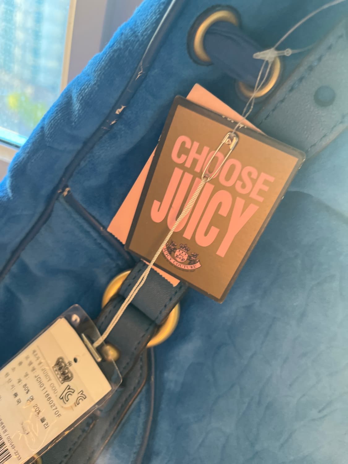 쥬시꾸뛰르 코발트 백 상품이미지4