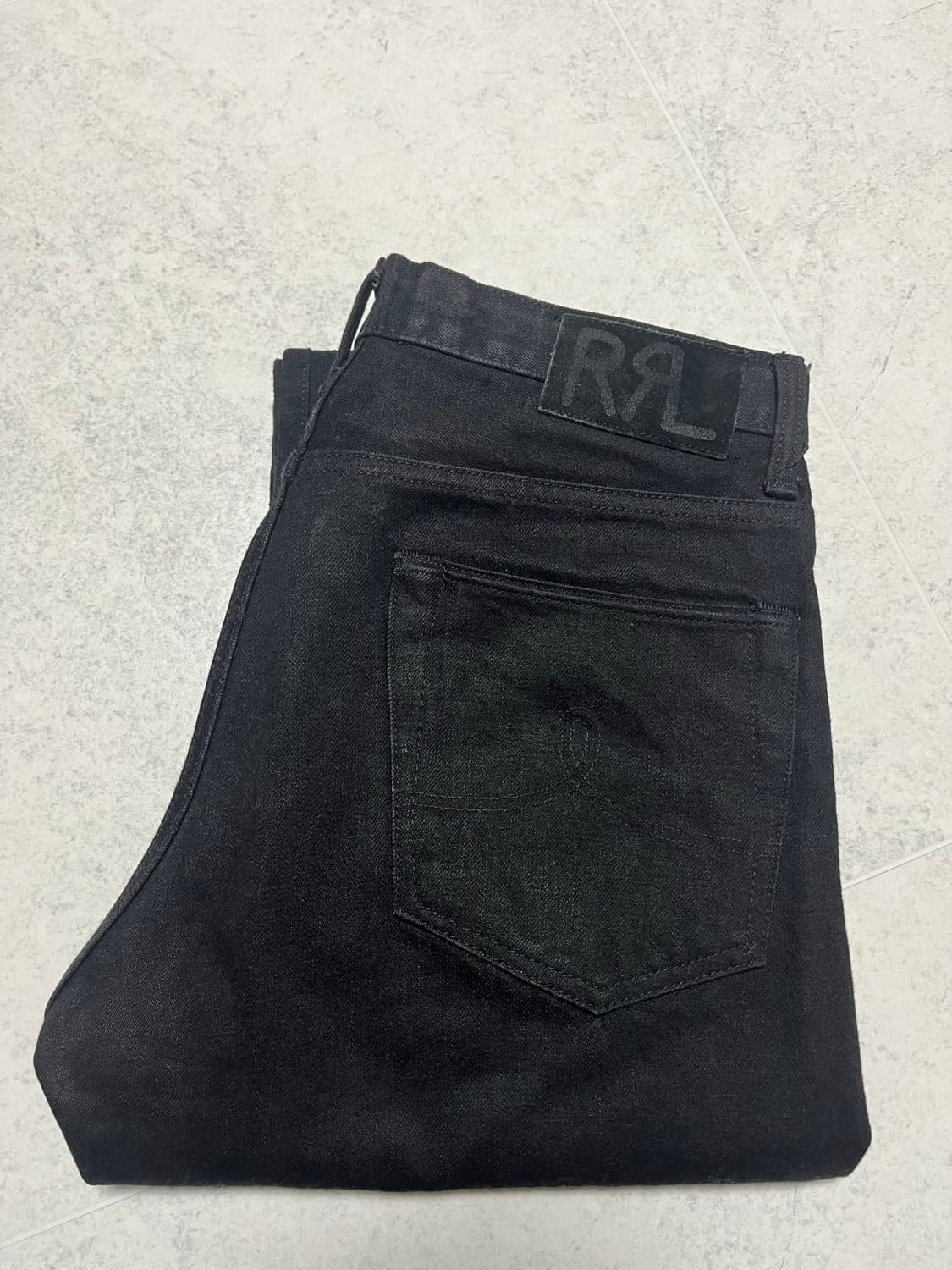 RRL 빈파포 블랙온블랙 30 30 상품이미지3