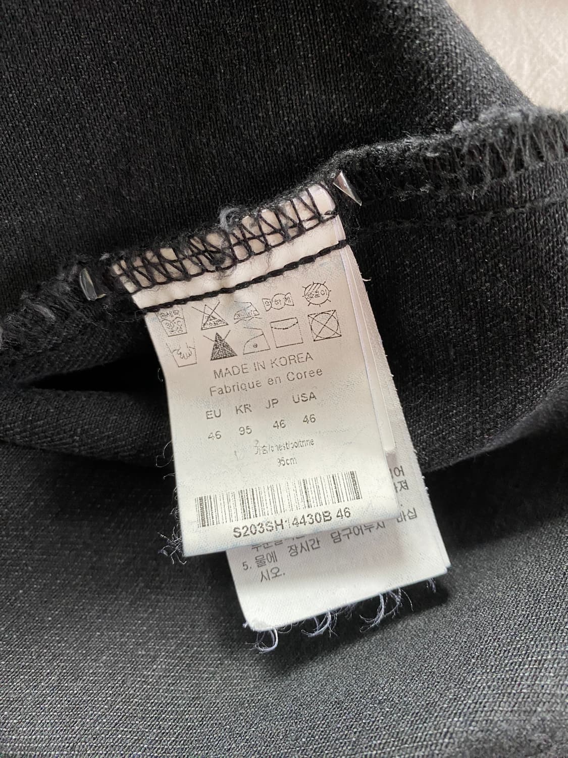 SOLIDHOMME 20FW 데님 셔츠 자켓 46 상품이미지5