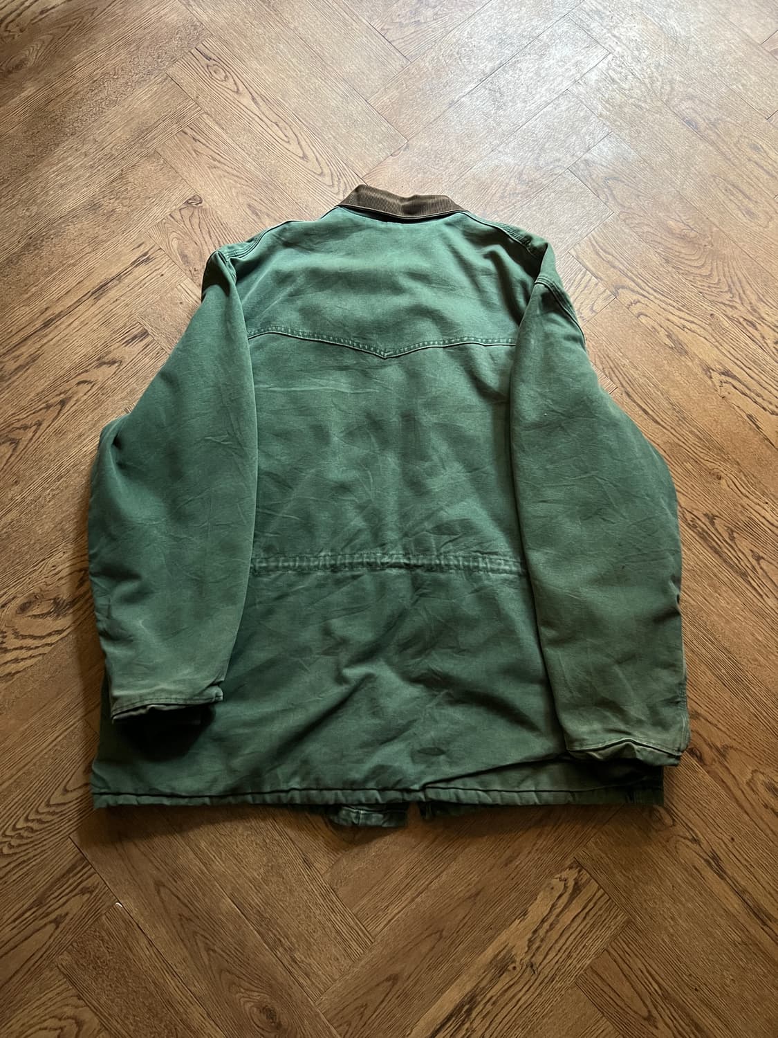 [2XL]칼하트 USA 퀼팅 라이닝 헌터그린 워크 코트 자켓 상품이미지8