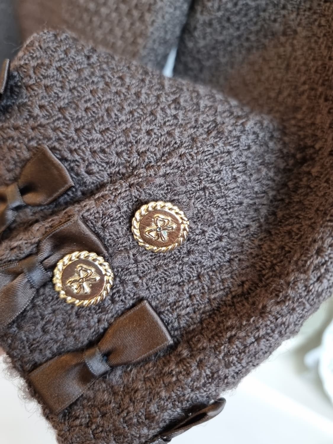 빈티지 리본 트위드 자켓 상품이미지6