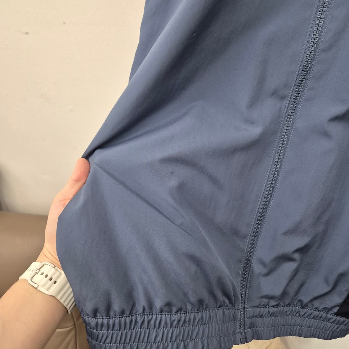 아디다스 컬러블럭 우븐 바람막이 자켓 M 상품이미지3