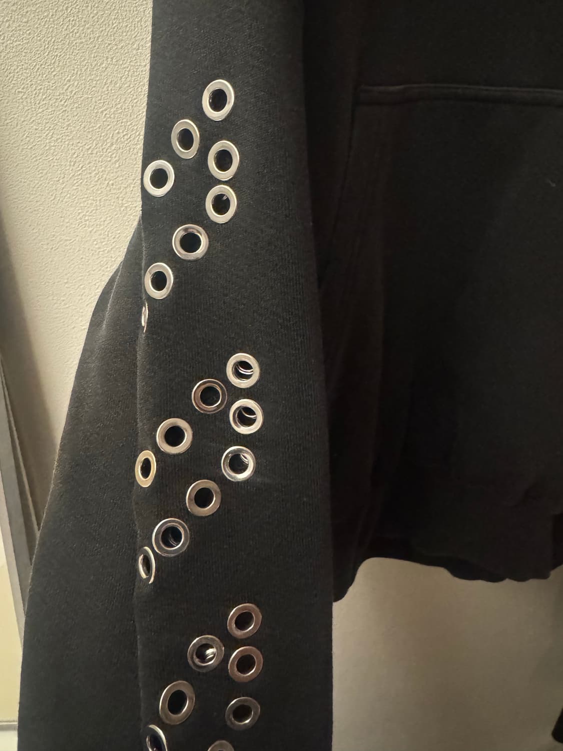 오프화이트 다이애그널 아일렛 후드 상품이미지3