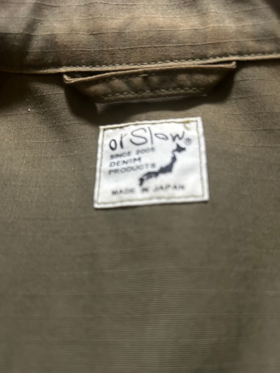 Orslow BDU 오어슬로우 정글퍼티그자켓 s 상품이미지2