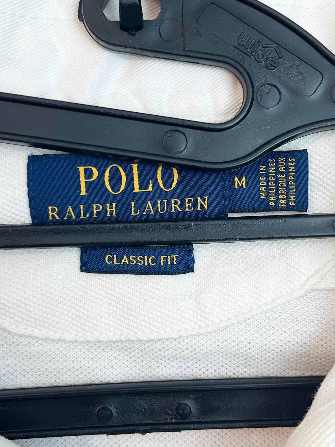 폴로 랄프로렌 사자 자수 빅로고 반팔 카라 셔츠 화이트 [M] 상품이미지5