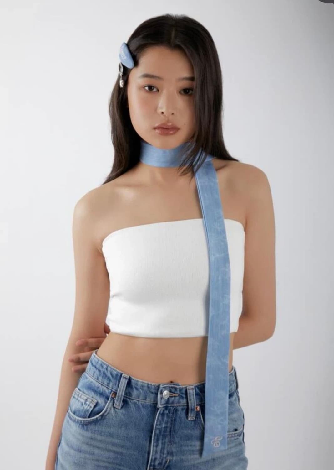 에이레브 롱 데님스카프 상품이미지1