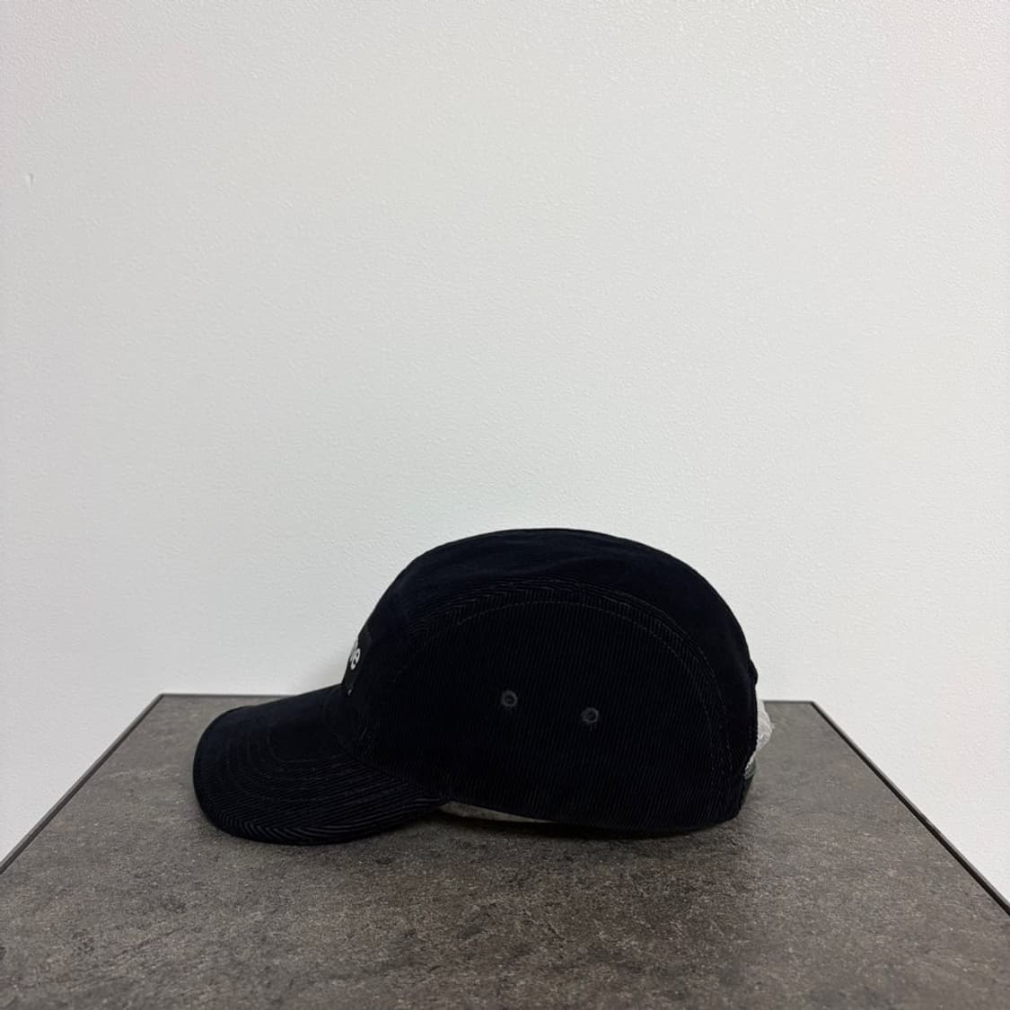 (OS) 슈프림 박스로고 캠프캡 모자 코듀로이 블랙 상품이미지2