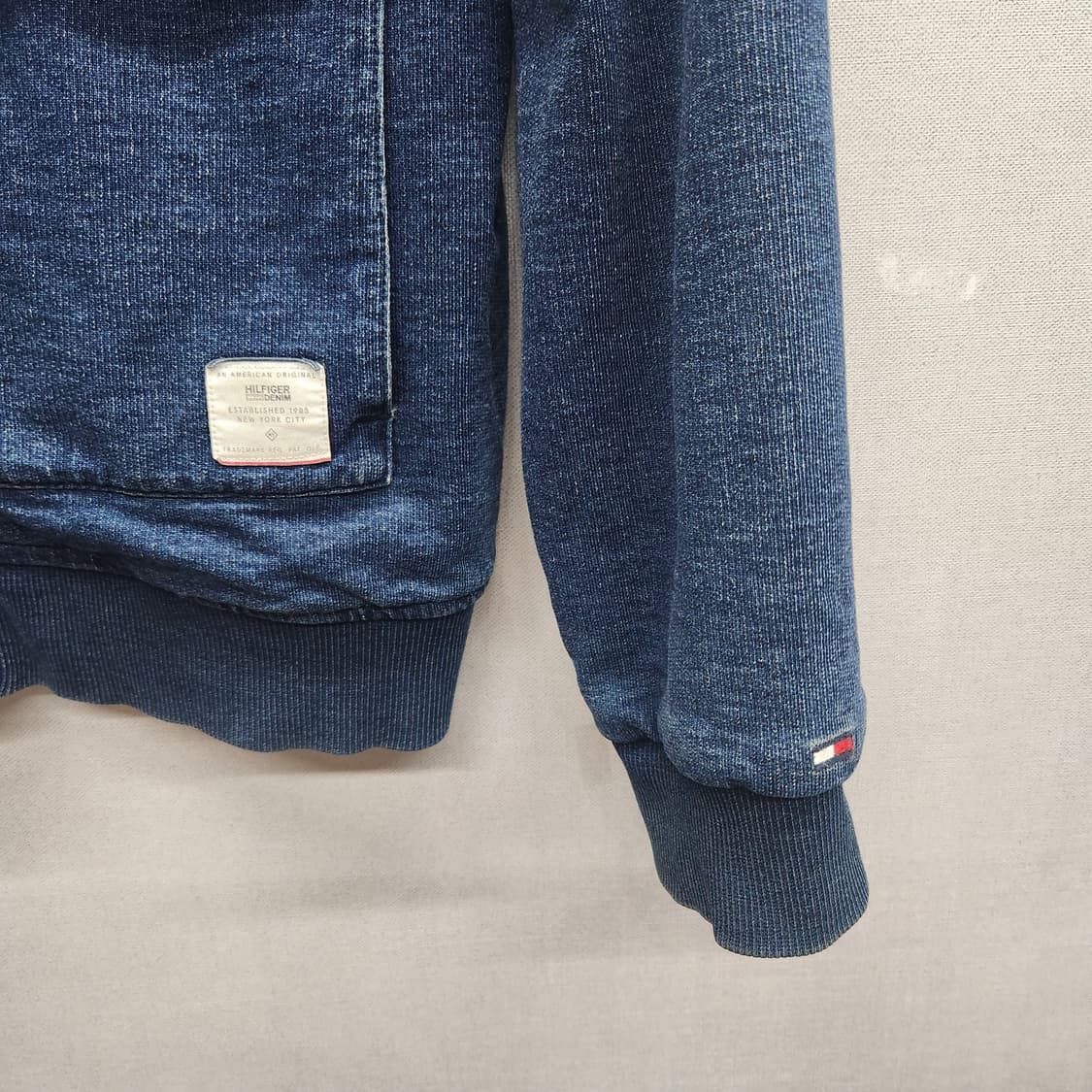 타미힐피거 데님 코튼 블루종 자켓 L 상품이미지3