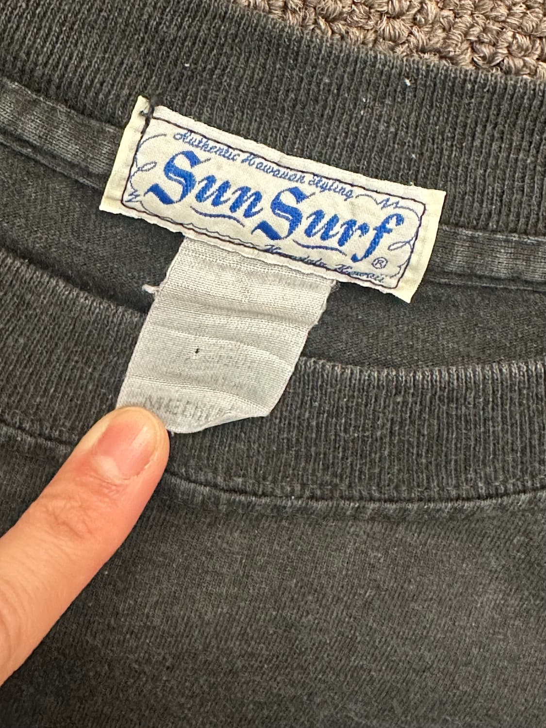 M)SUNSURF vintage 백프린팅 반팔 티셔츠 상품이미지4