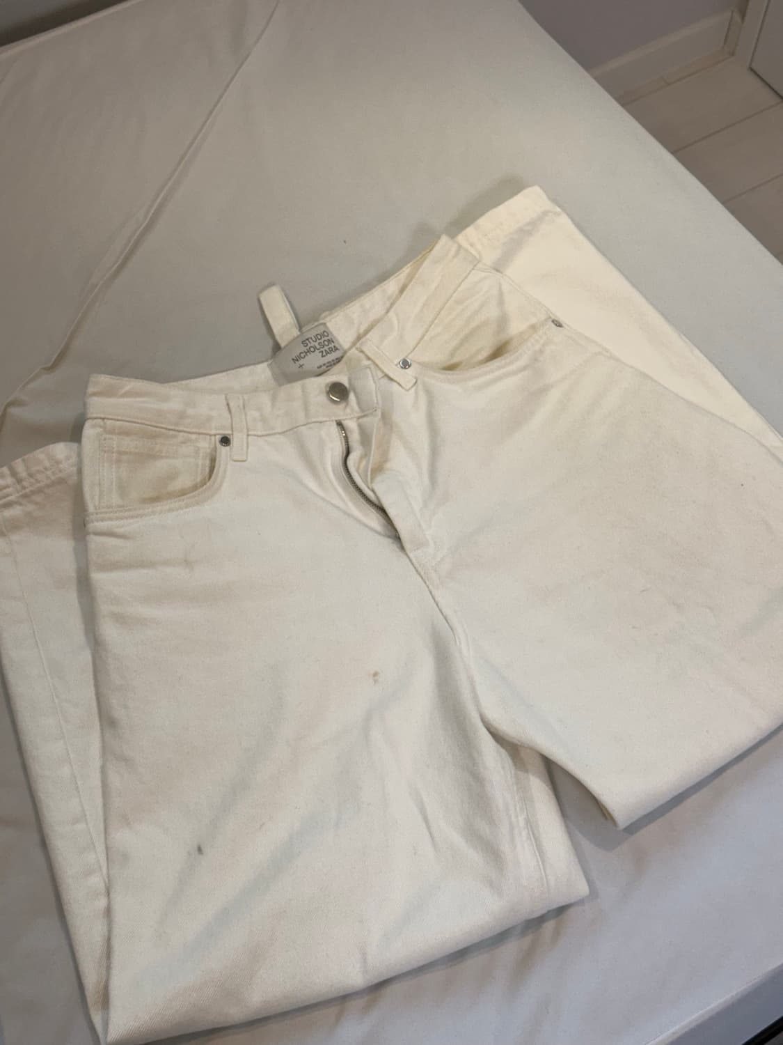 스튜디오니콜슨 자라 와이드데님 38사이즈 상품이미지1