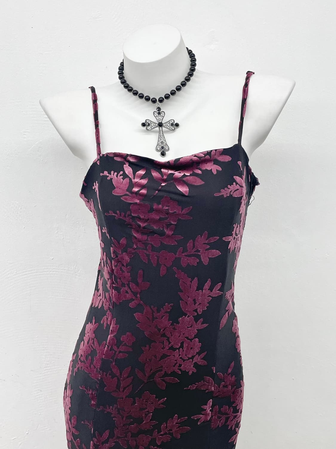 오리엔탈 화양연화 패턴 원피스  상품이미지2