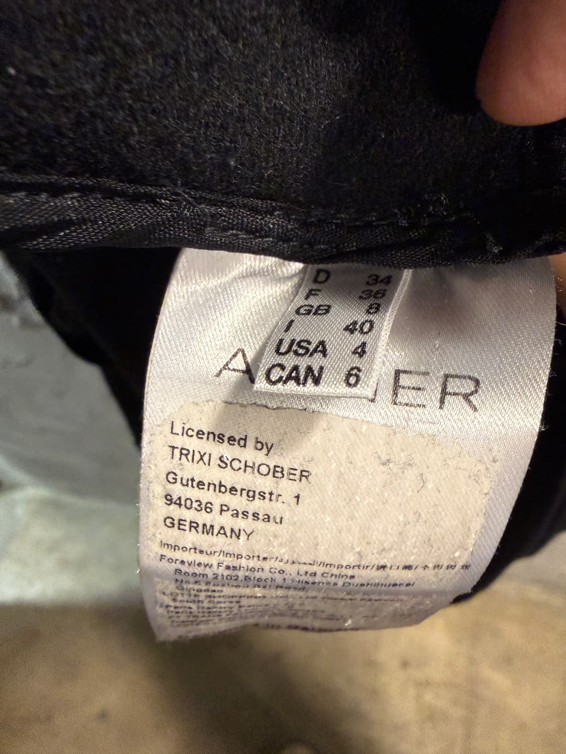 아이그너 울 블렌드 테일러드 자켓 블랙 40 상품이미지5