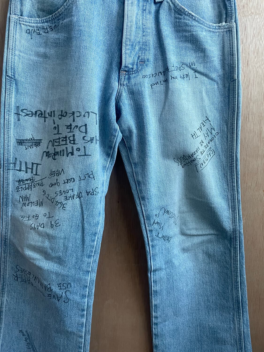 엔헐리우드 랭글러 레터링 플레어 팬츠 상품이미지6