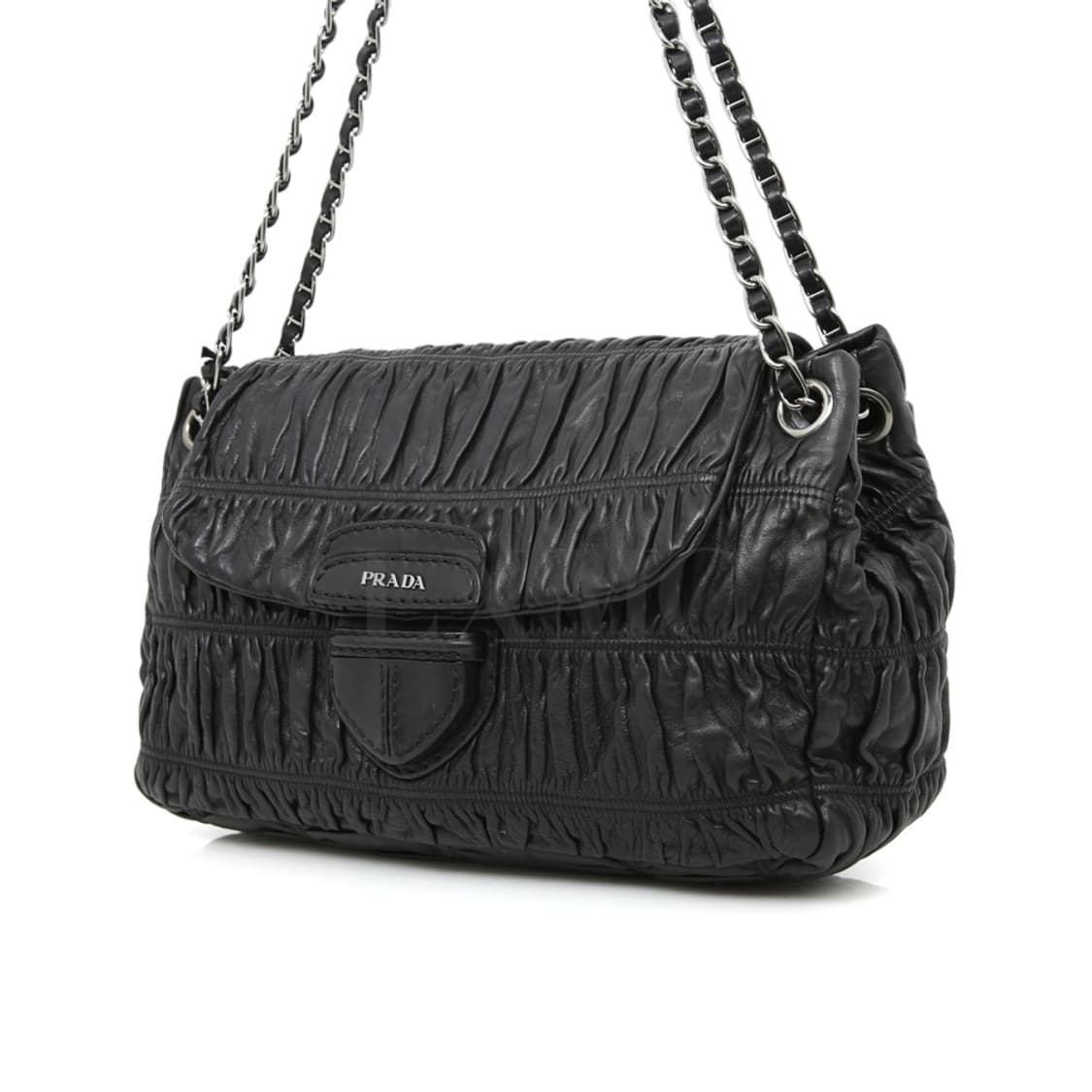 프라다 고프레 체인 숄더 B4695C 블랙 나파 크로스 상품이미지3
