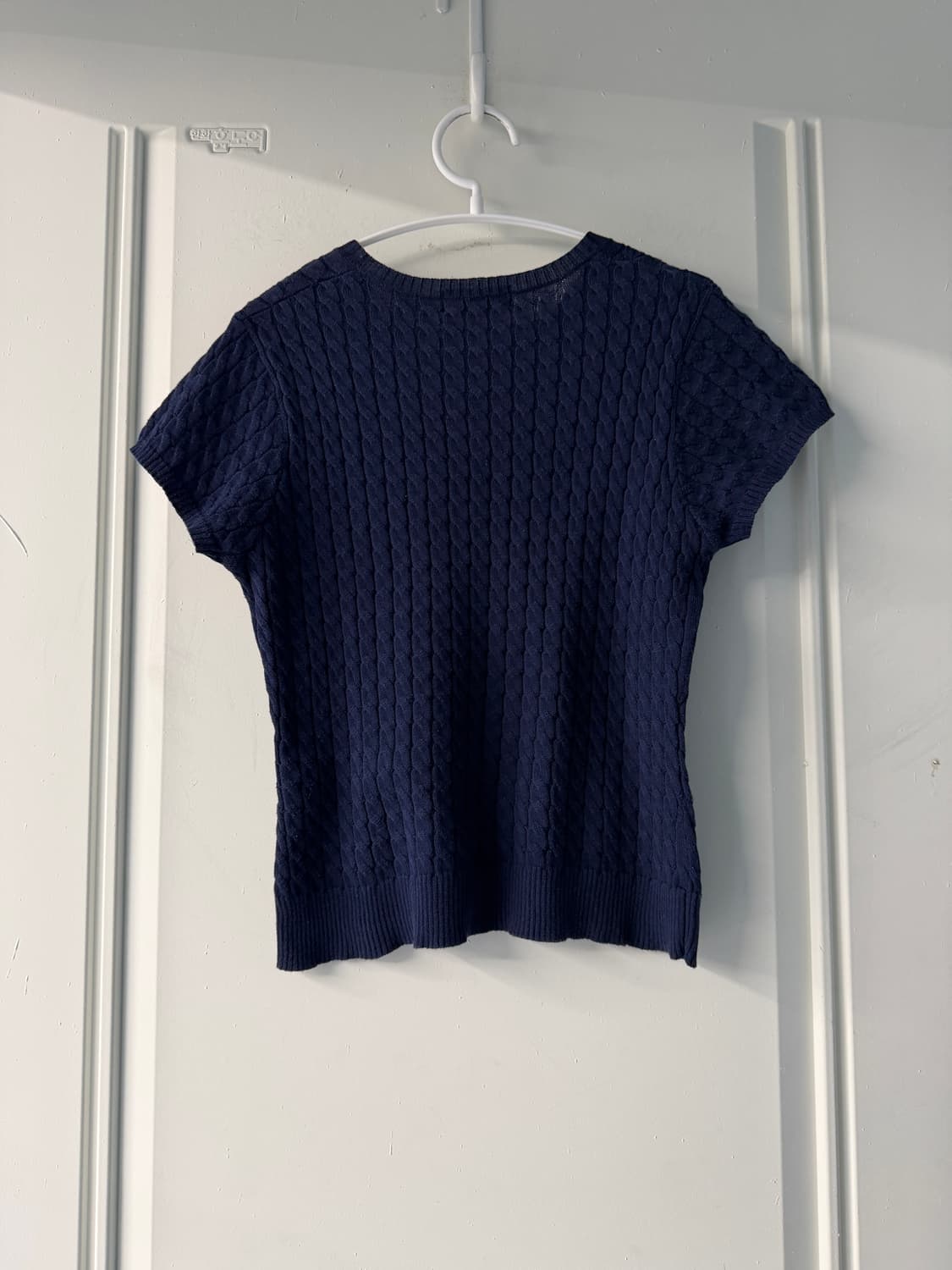 폴로 랄프로렌 네이비 케이블 반팔니트 상품이미지9