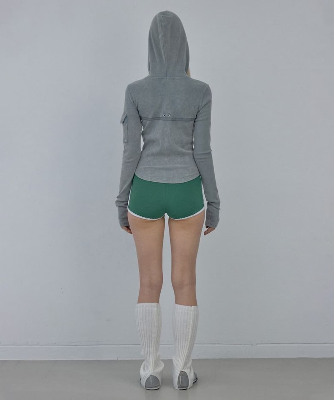 Washed Bondage Hoodie Washed Sage 상품이미지3