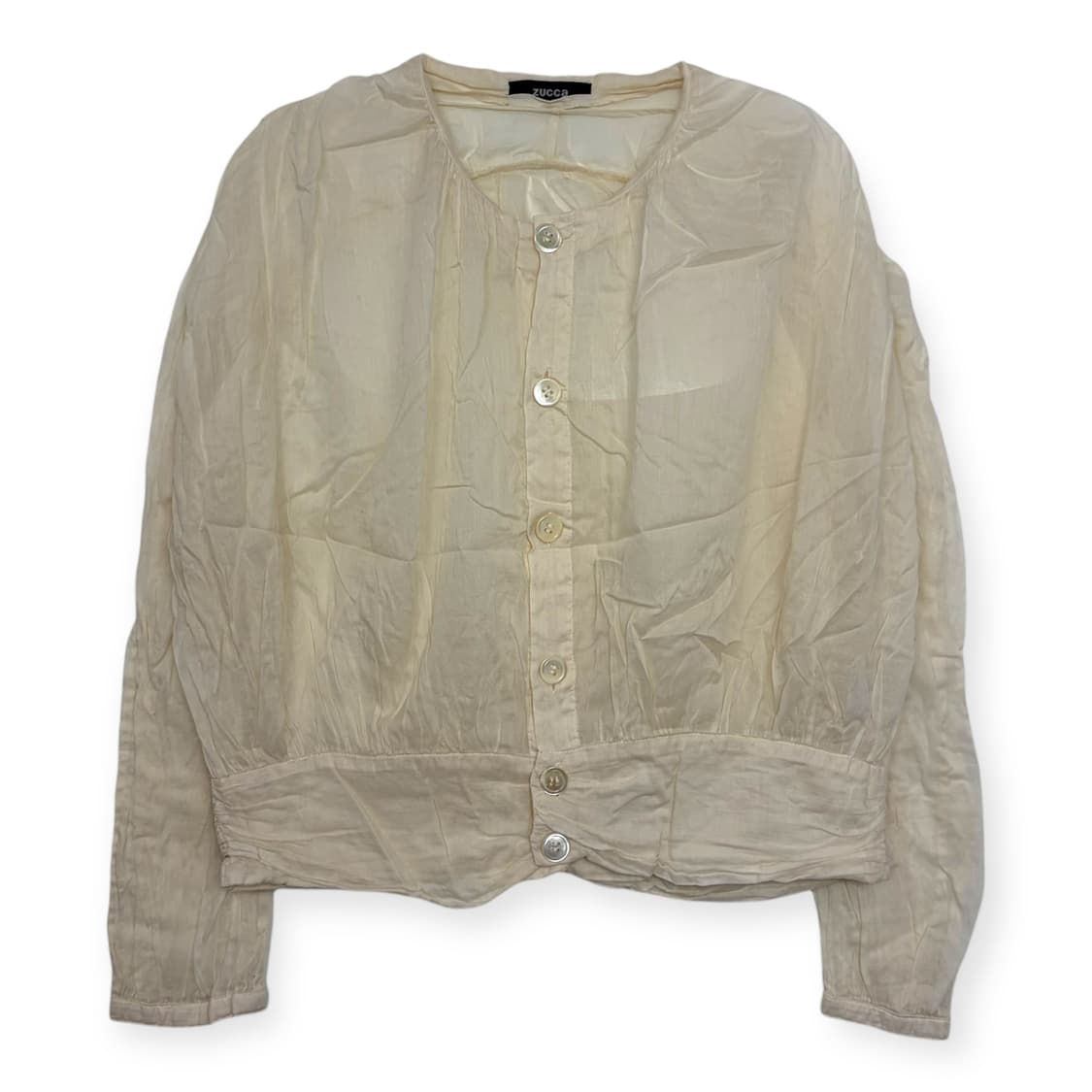 주카 zucca 패턴 린넨 셔츠 자켓 상품이미지1