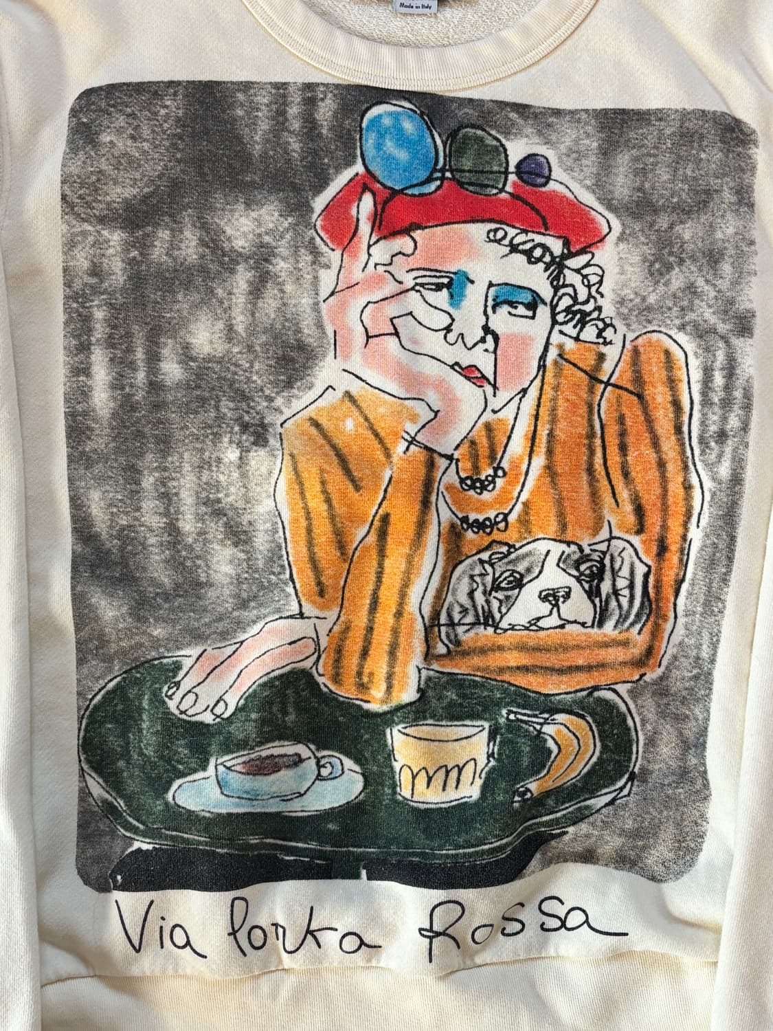 구찌 가든 Via Porta Rossa 맨투맨 M(이탈리아) 상품이미지7