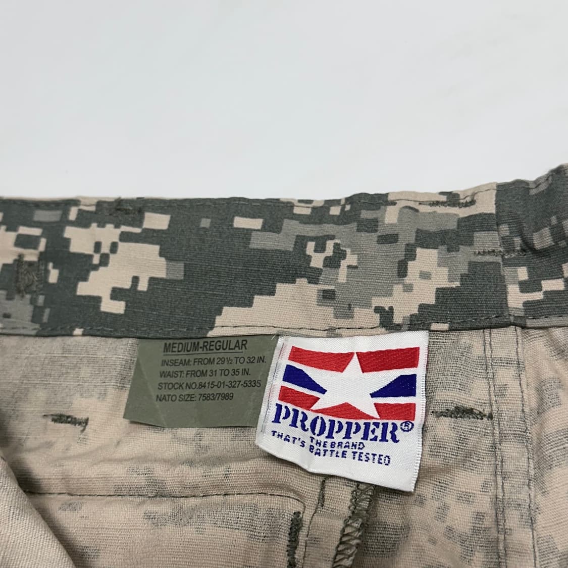 프로퍼 propper 미군 ACU 밀리터리 카고팬츠 상품이미지10