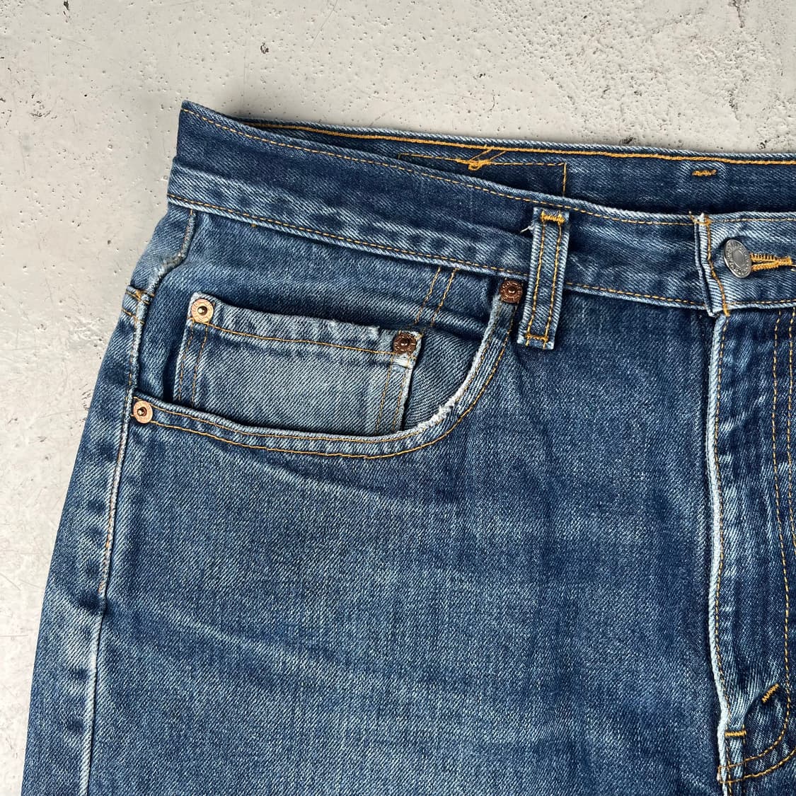 빈티지 리바이스 535 유로핏 와이드렉 데님 상품이미지6