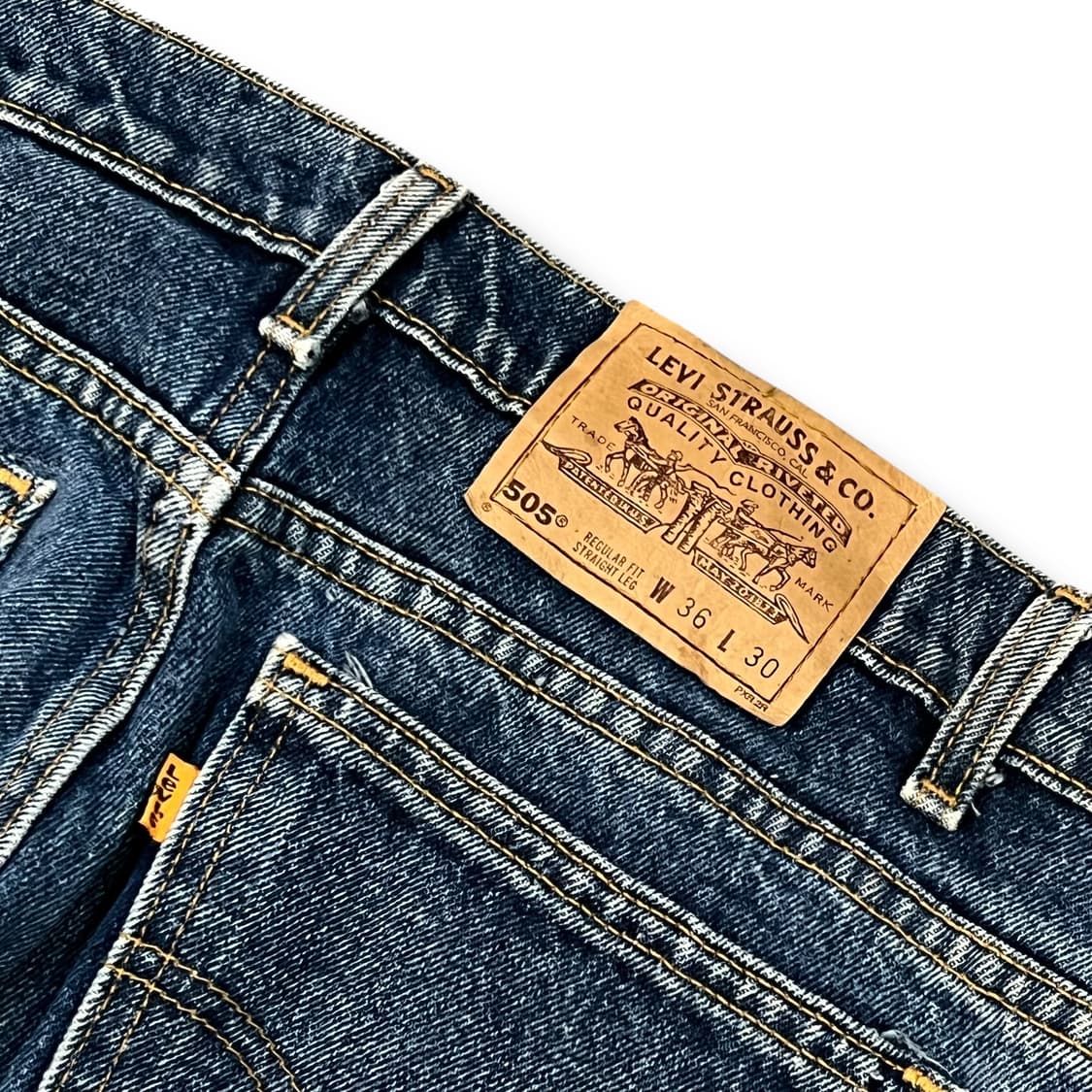 USA 리바이스 505 오렌지탭 데님팬츠y14167 상품이미지6