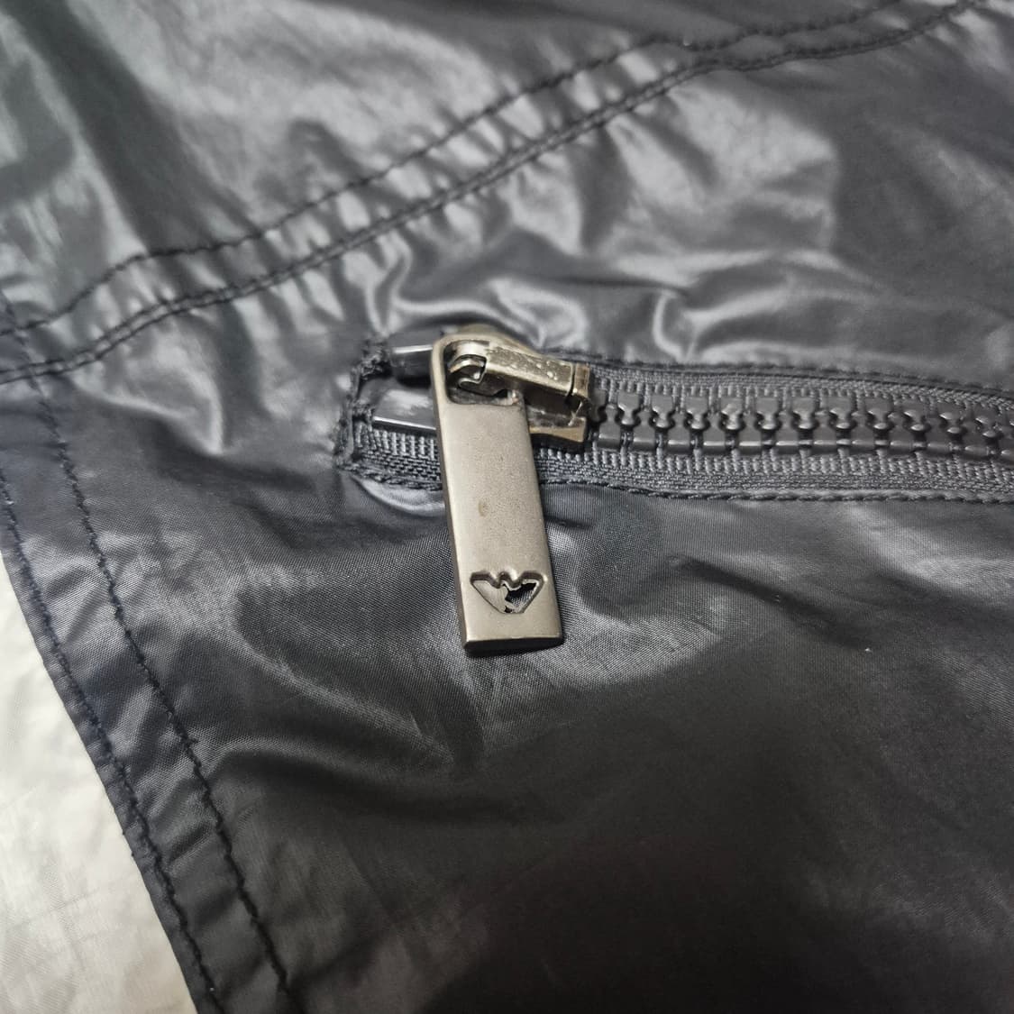 [올드명품🔥] 엠포리오 아르마니 화이트 라인 나일론 자켓 상품이미지4