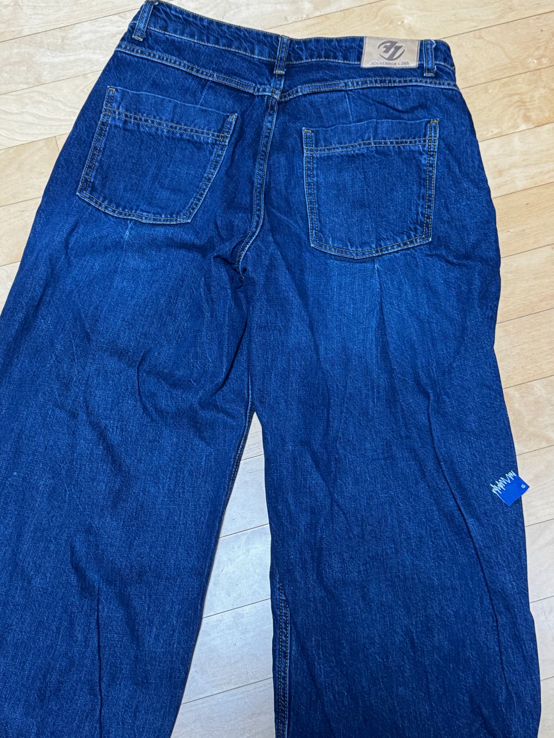 자라 아더에러 와이드 레그진 블루 상품이미지2