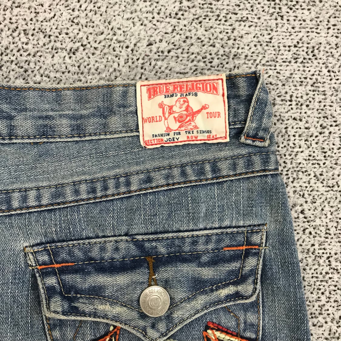 에비수 데님 미니 스커트 상품이미지2