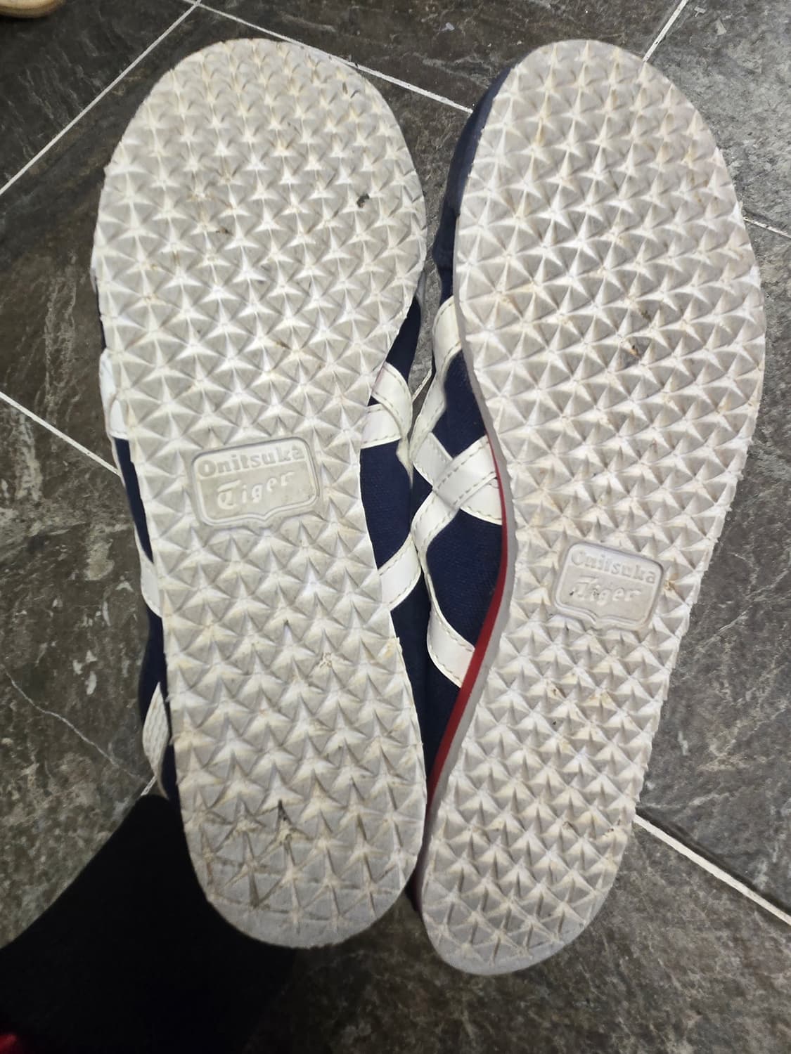 오니츠카타이거 운동화 네이비/화이트 상품이미지4