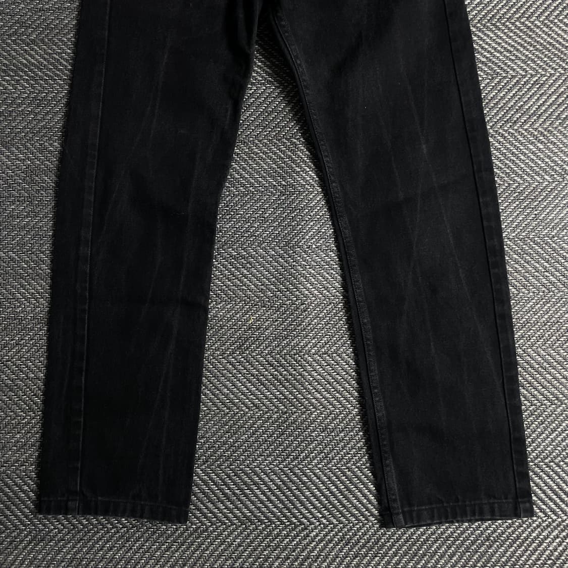 리바이스 505 블랙 데님 레귤러 팬츠y 2738 상품이미지5