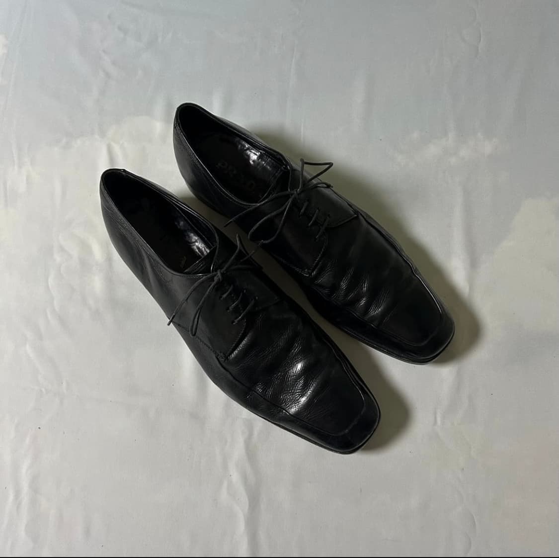 prada semi square toe derby shoe 상품이미지2