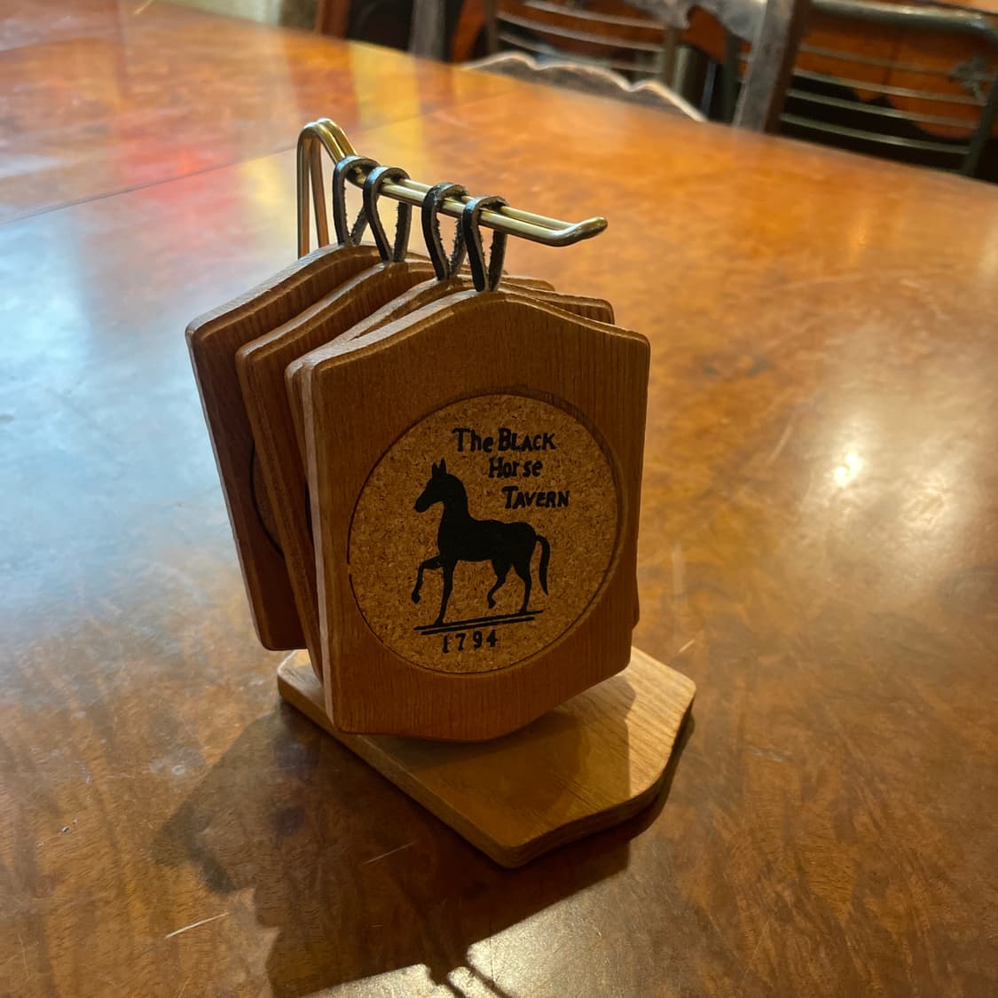 일본 목재 코스터세트 상품이미지1