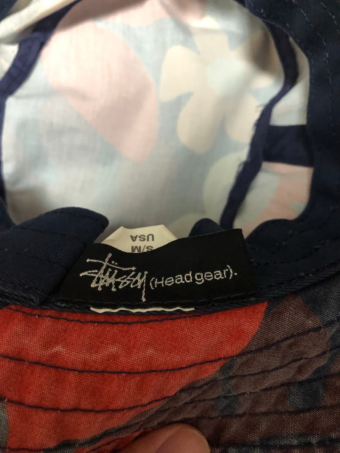 스투시 꽃 버킷햇 S-M 상품이미지3