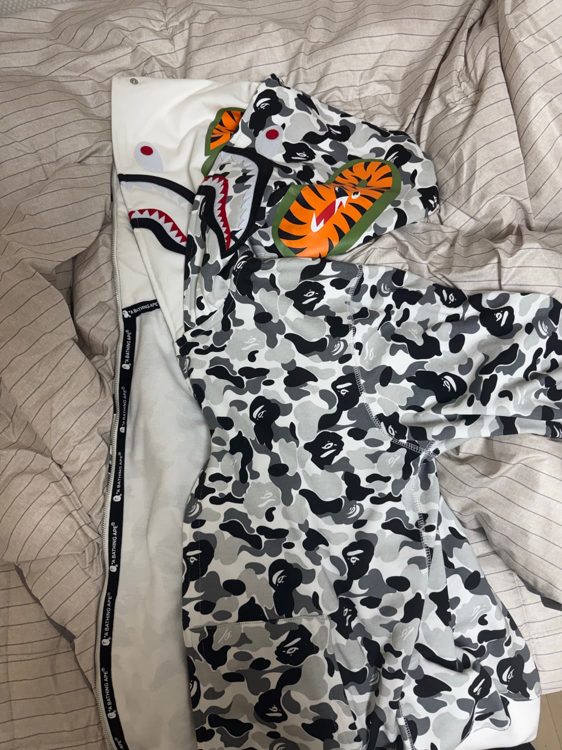 베이프 더블후드집업 상품이미지1