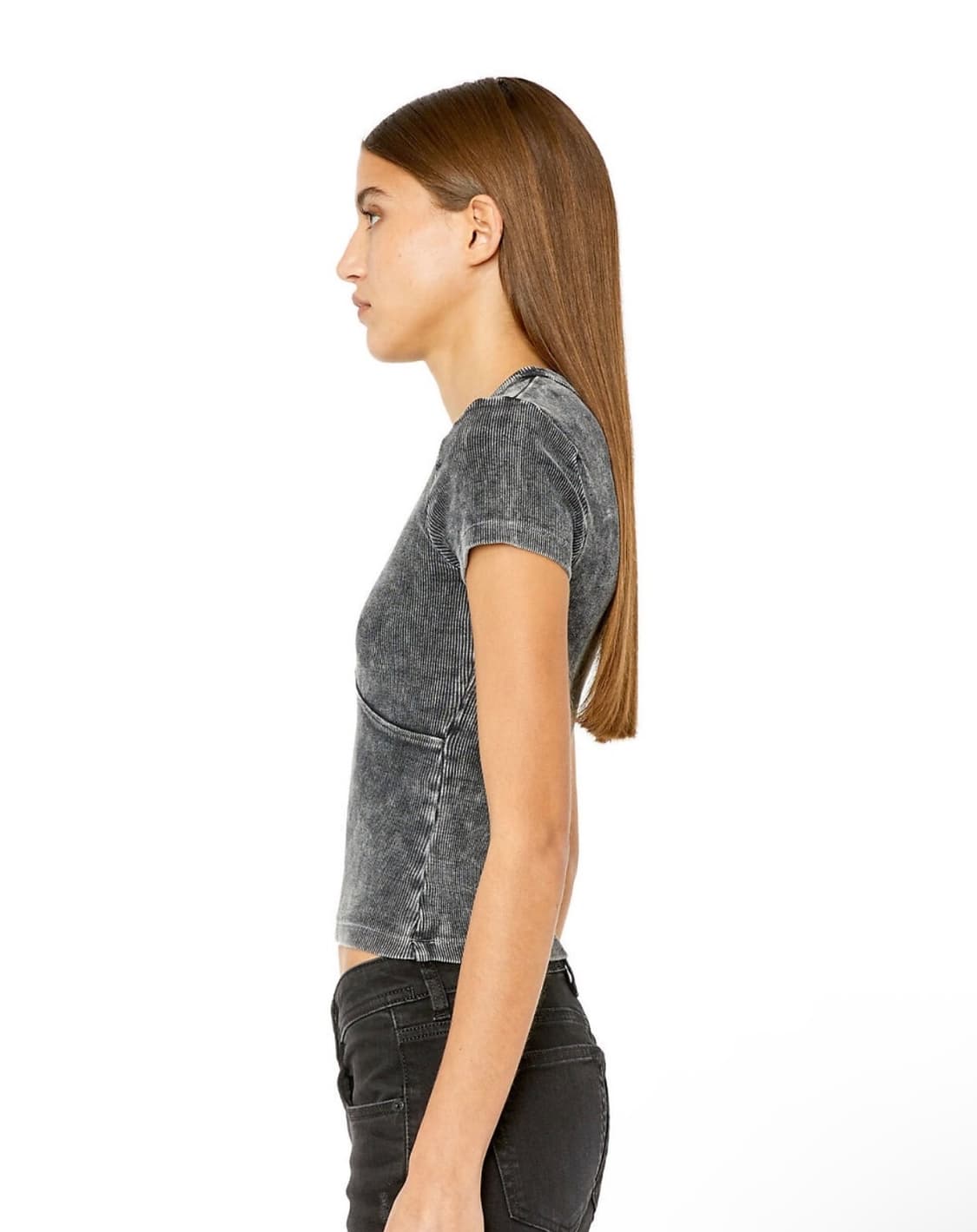 디젤 T 스키지엘 반소매 티셔츠 블랙(그레이) L 상품이미지2