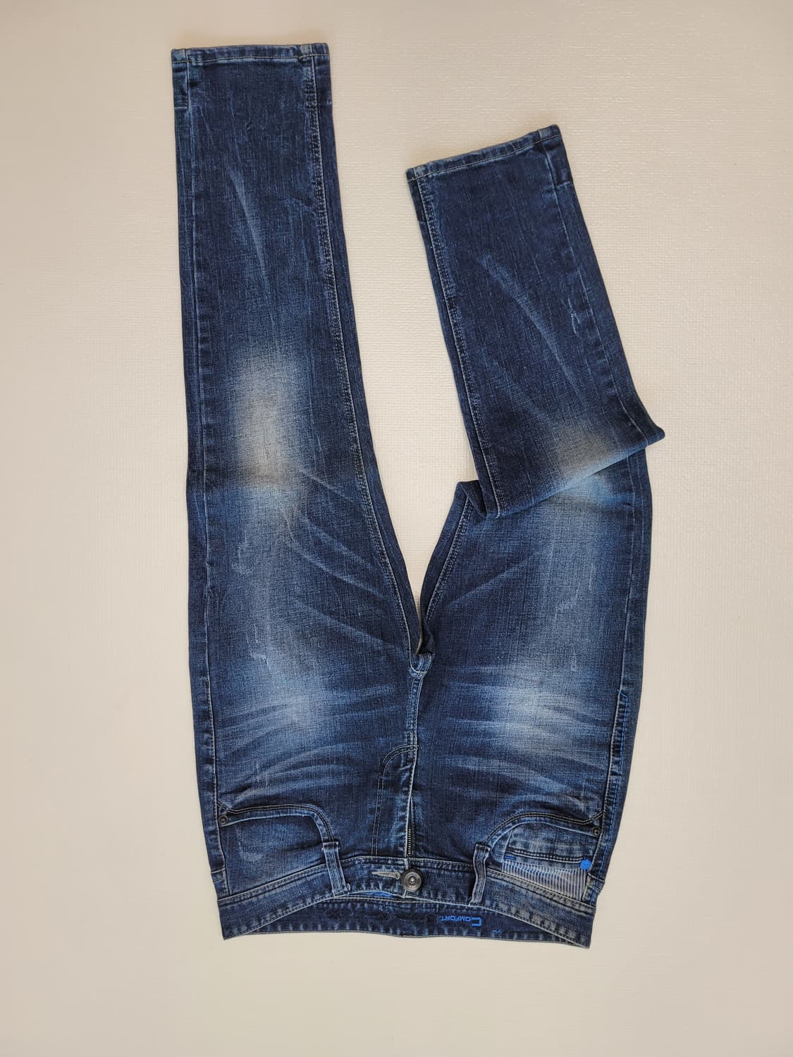 콕스 COAX 남자 워싱 청바지 32 다크블루 상품이미지1